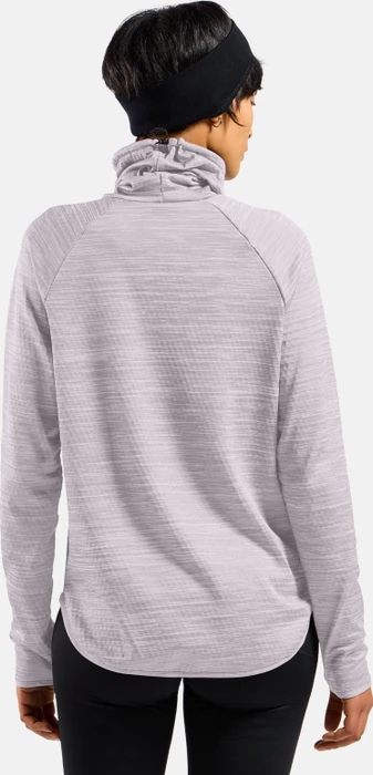 Odlo Run Easy Warm Laufshirt langarm misty lilac melange (Damen)