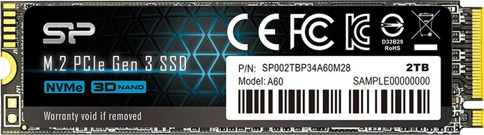 Silicon Power P34A60 2TB, M.2 2280 / M-Key / PCIe 3.0 x4