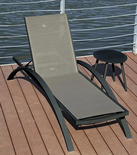 Garden Pleasure Donna Sonnenliege anthrazit