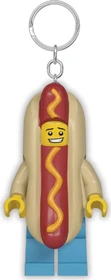 LEGO Schlüsselanhänger - Mann im Hotdog-Kostüm