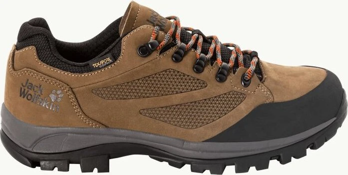 Jack Wolfskin Rebellion Texapore Low braun/rot (Herren)
