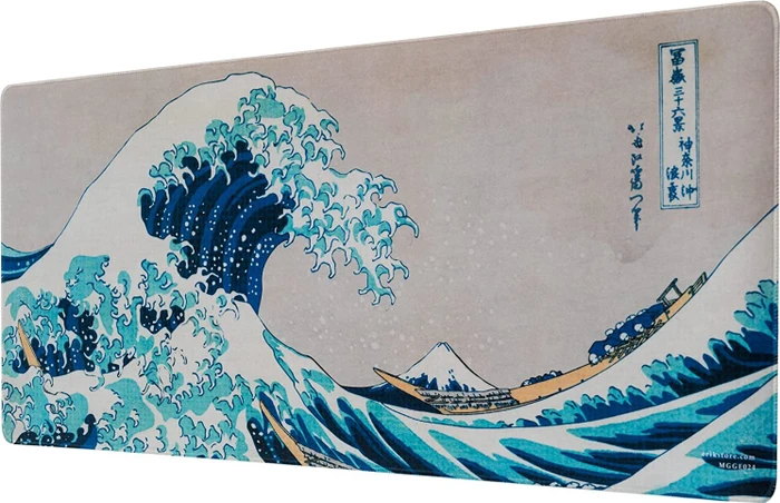 Grupo Erik Editores Japanische Kunst XL, 800x350mm, Motiv grau/blau