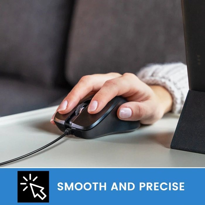 Perixx PERIMICE-221U Silent Ergonomic Mouse, schwarz, USB