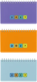 Herlitz Mini Protect Tischkalender 2027, quer, 64 Blatt