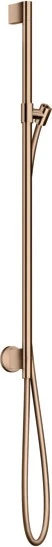 Hansgrohe Axor One Brausestange mit Wandanschluss und Brauseschlauch polished red gold