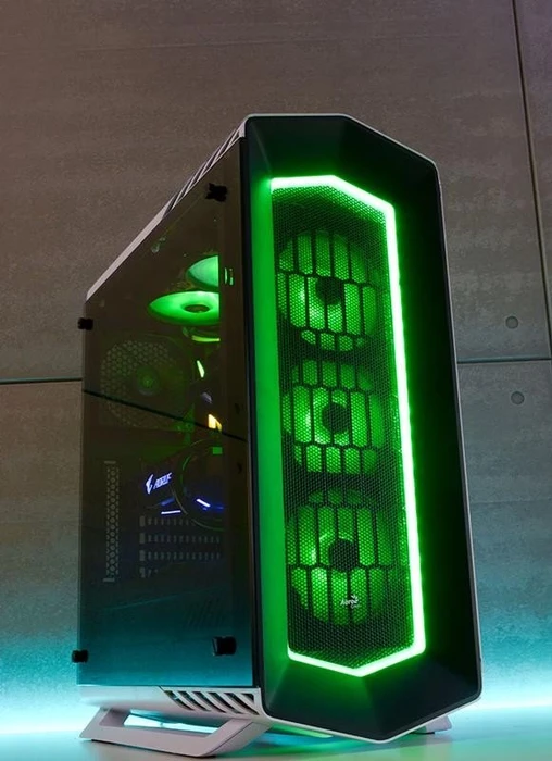 AeroCool Project7 P7-C1 Pro weiß, Glasfenster