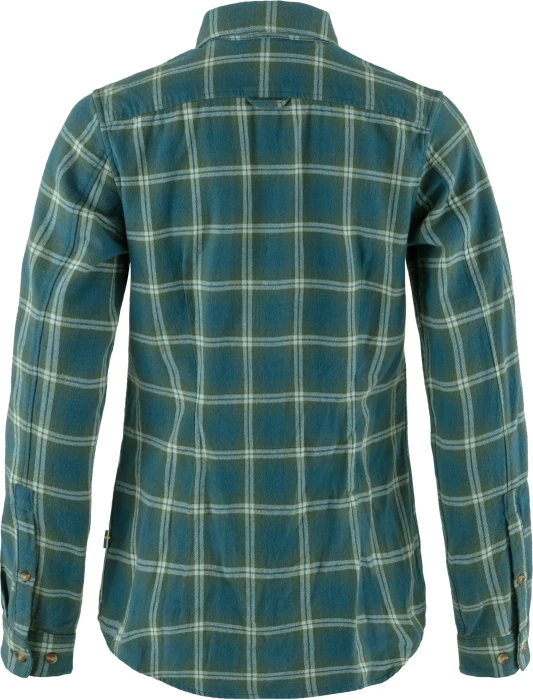 Fjällräven Övik Flannel Hemd langarm deep sea/deep patina (Damen)