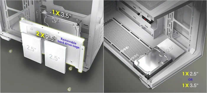 Antec C5 ARGB White, Glasfenster