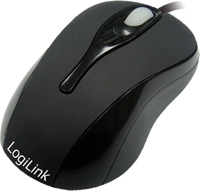 LogiLink Optical Mini Mouse schwarz, USB
