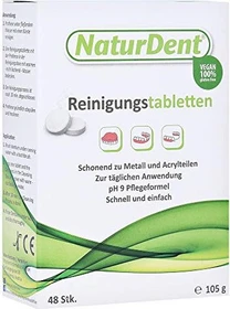 Naturdent Reinigungstabletten, 48 Stück