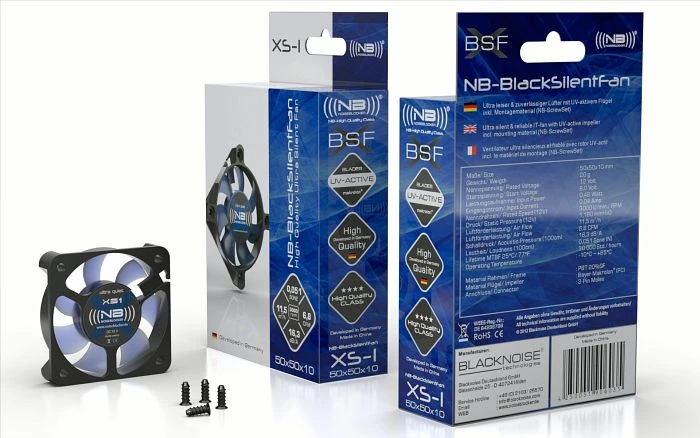 Noiseblocker NB-BlackSilentFan XS2, 50mm