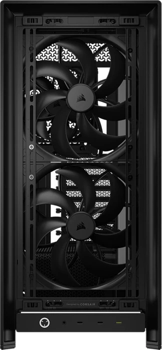 Corsair Frame 5000D RS Wood, schwarz/braun, Glasfenster