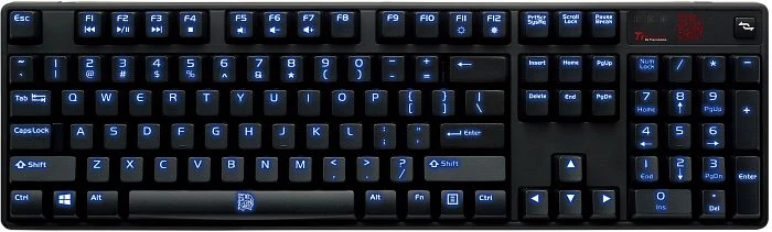 Tt esports Poseidon Z Illuminated Gaming Keyboard, Kailh BLUE, USB, DE
