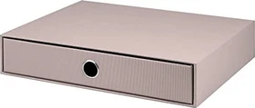 Rössler 1er Schubladenbox, 1 Schublade, A4, taupe