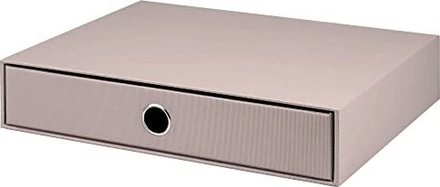 Rössler 1er Schubladenbox, 1 Schublade, A4, taupe