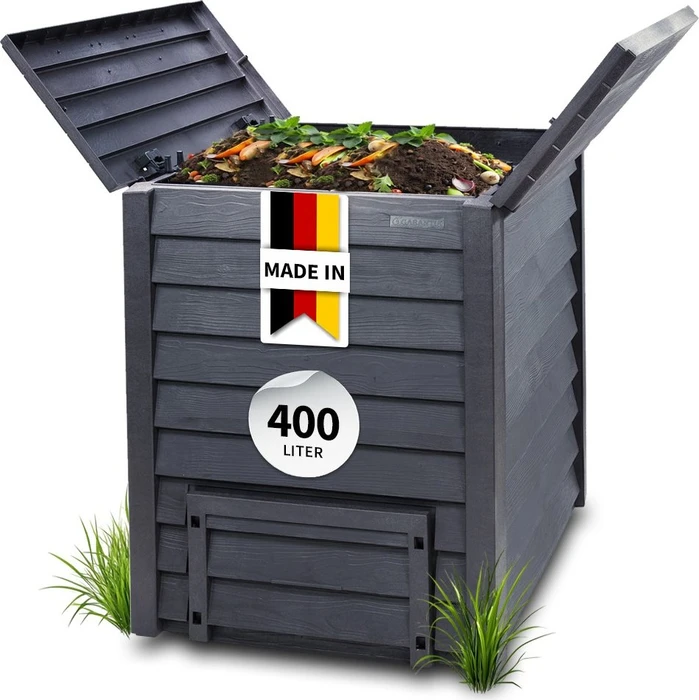 Garantia Thermo-Wood Komposter 400l anthrazit
