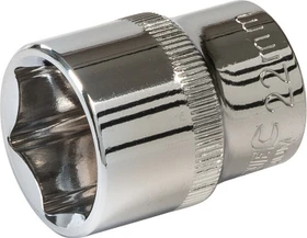 Silverline Außensechskant Steckschlüssel 1/2", 22mm