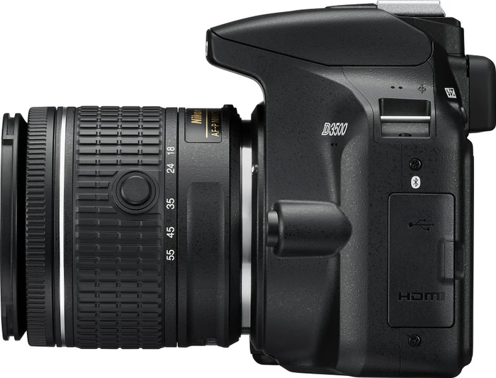 Nikon D3500 mit Objektiv AF-P DX 18-55mm 3.5-5.6 G mit Tasche und Speicherkarte
