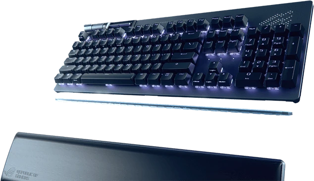 ASUS ROG Strix Flare II Animate, PBT, ROG NX RED, USB, DE