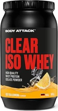 Body Attack Clear Iso Whey Ice Tea Lemon 900g