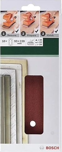 Bosch DIY Schwingschleifblatt-Set 93x230mm