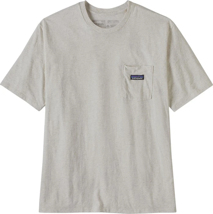 Patagonia Daily Pocket Tee T-Shirt kurzarm birch white (Herren)