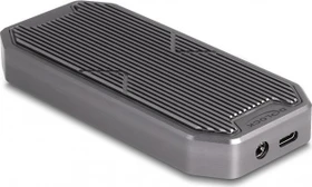 DeLOCK Externes Gehäuse für M.2 NVMe SSD RGB, USB-C 3.2