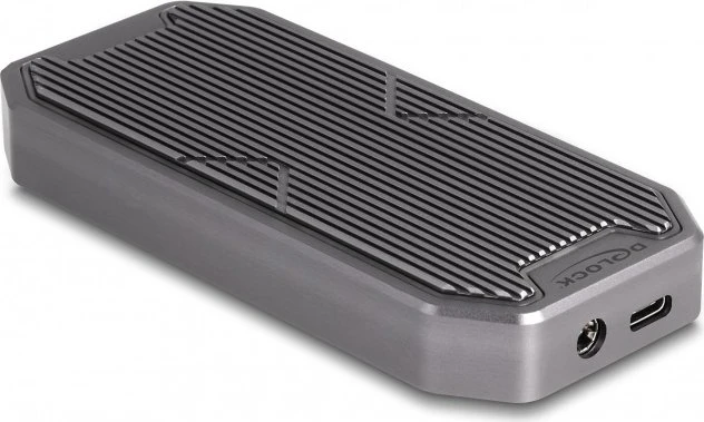 DeLOCK Externes Gehäuse für M.2 NVMe SSD RGB, USB-C 3.2