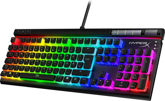HP HyperX Pudding Keycaps, Kunststoff (ABS), schwarz, 105 Tasten, ISO-DE