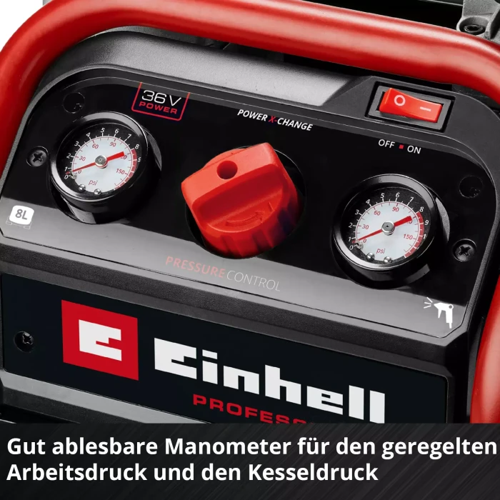 Einhell Professional SILENZZO 36/210 Akku-Kompressor solo