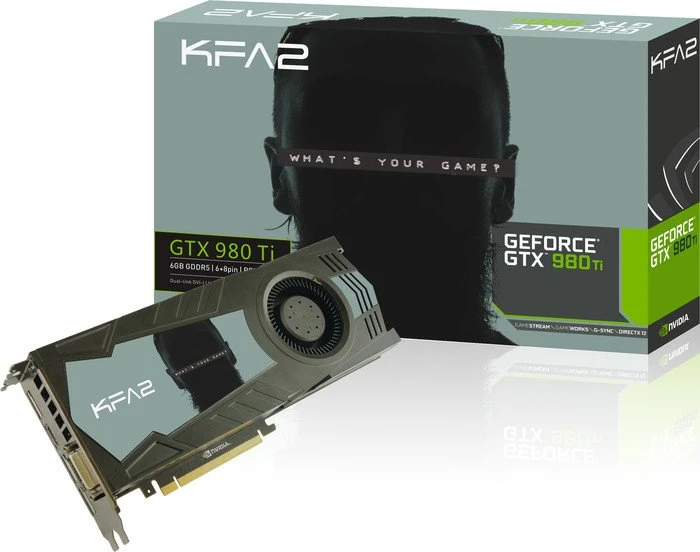 KFA2 GeForce GTX 980 Ti, 6GB GDDR5, DVI, HDMI, 3x DP