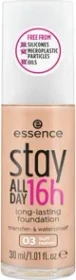 Essence Stay All Day 16h Long-lasting Foundation 03 soft honey, 30ml
