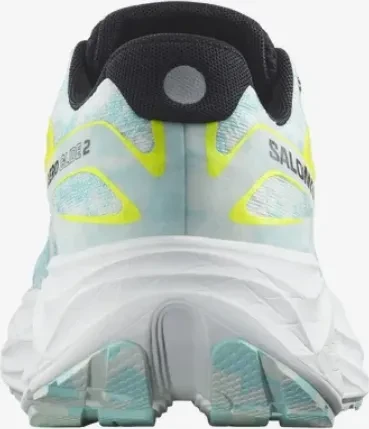 Salomon Aero Glide 2 white/sulphur spring/tanger turquoise (Damen)