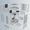Thermaltake The Tower 100 Snow Edition, weiß, Glasfenster, Mini-ITX Vorschaubild