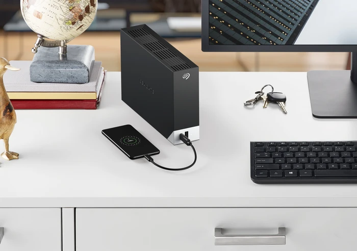 Seagate ONE TOUCH with Hub, 8TB, +Rescue, USB 3.0 Micro-B