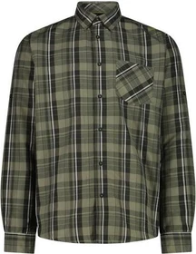 CMP Karomuster Hemd langarm sage/pine/bianco (Herren)