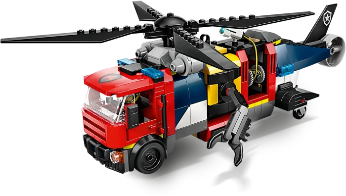 LEGO City - Kombinationsset mit Hubschrauber, Löschauto und U-Boot