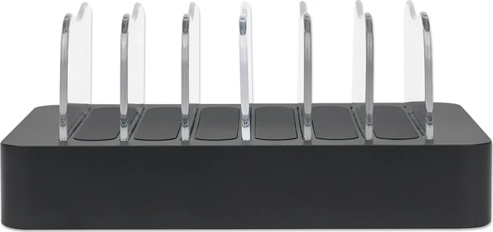 Manhattan 6-Port USB-Ladestation schwarz