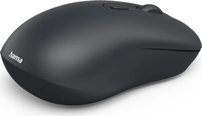Hama WM-200 Silent Wireless 4-Button Mouse schwarz, USB