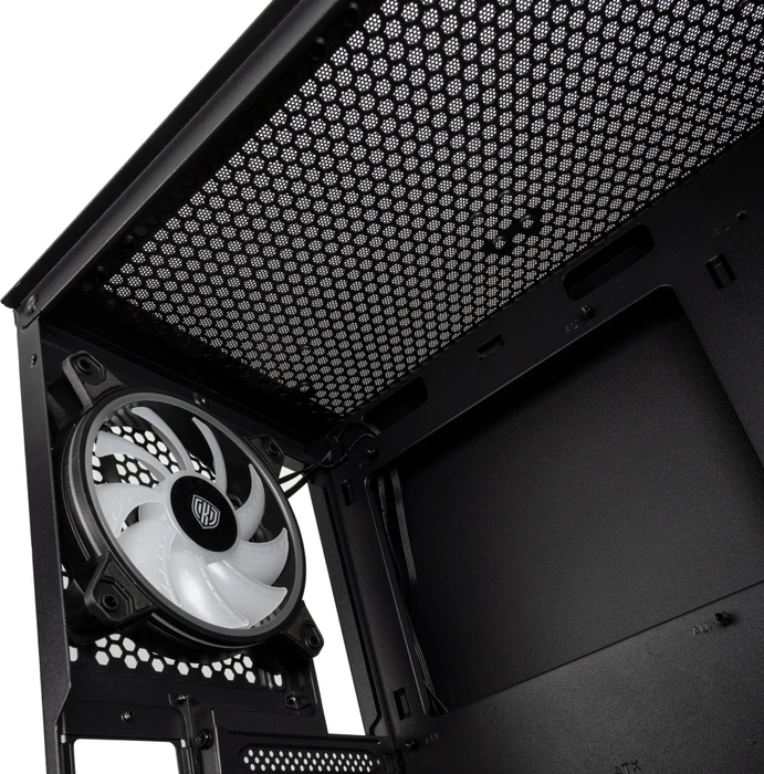 Kolink Void X, schwarz, Glasfenster