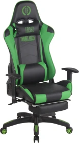 CLP Turbo mit Kunstlederbezug Gamingstuhl, schwarz/grün