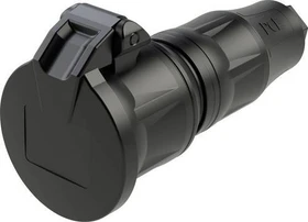 PCE Schutzkontaktkupplung KD nat SH IP54 schwarz Serie TopTaurus2