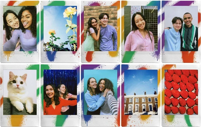 Fujifilm instax mini Sofortbildfilm Spray Art, 10 Aufnahmen