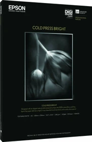 Epson Cold Press Bright Fotopapier texturiert weiß, A3, 340g/m², 25 Blatt
