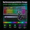 TeckNet RGB Gaming Keyboard, schwarz, LEDs RGB, USB, DE Vorschaubild