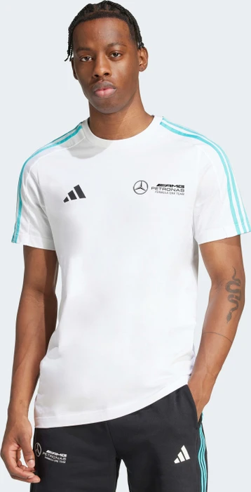 adidas Mercedes AMG Petronas Formula One Team DNA T-Shirt kurzarm weiß/schwarz (Herren)