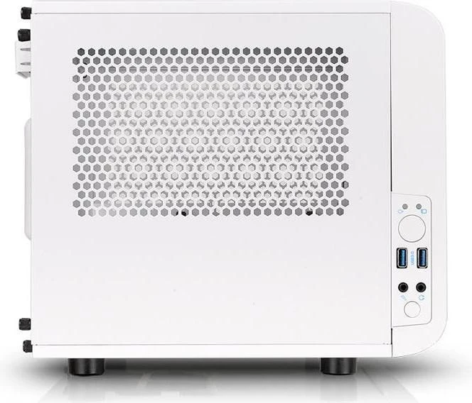 Thermaltake Core V1 Snow Edition, Acrylfenster, Mini-ITX