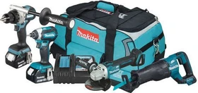 Makita DLX4157TX1 Akku-Maschinenset inkl. Tasche + 2 Akkus 5.0Ah