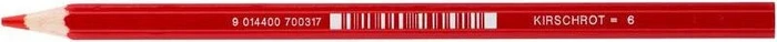 Jolly Supersticks Classics Buntstift kirschrot, Kartonetui, 12er-Pack (3000-0344)