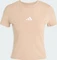 adidas Essentials 3-Streifen Slim Baby T-Shirt kurzarm warm sandstone/white (Damen) Vorschaubild